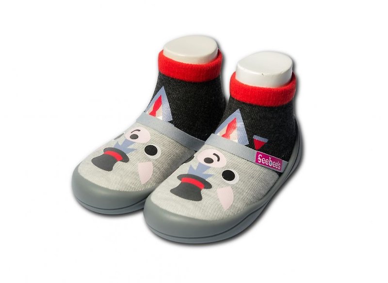 【Feebees】Cute Animal Series Pony - Kids' Shoes - Other Materials Gray