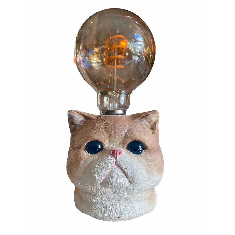 Shu MUSE cat coloring Cement table lamp can be customized LED lamp tungsten bulb USB lamp hair child