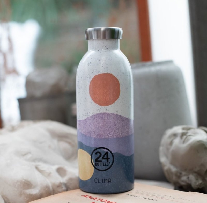 意大利24Bottles【CLIMA冷熱保溫系列】Midnight Sun - 500ml - 保溫瓶/保溫杯 - 不鏽鋼 紅色