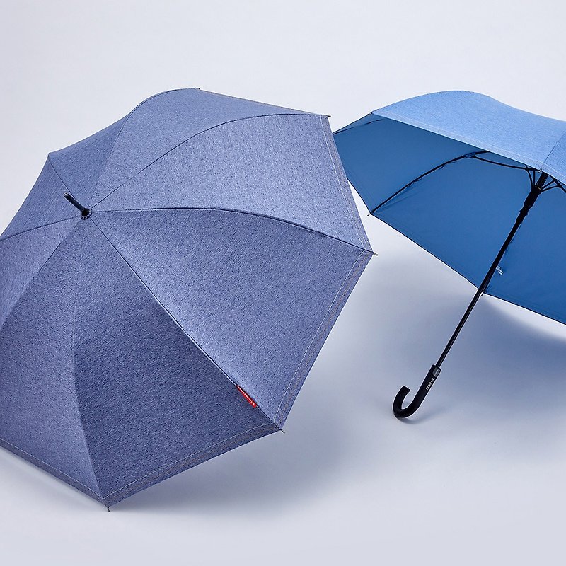 デニムデニム フルシェード 大型ストレート傘 - 傘・雨具 - その他の素材 多色