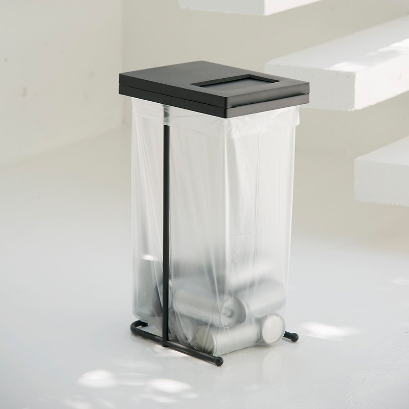 Japan TONBO UNEED series dual-use top cover garbage bag holder (trash can) - ถังขยะ - โลหะ 