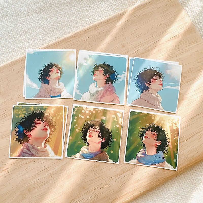the feeling of sunlight sticker pack - Stickers - Paper 