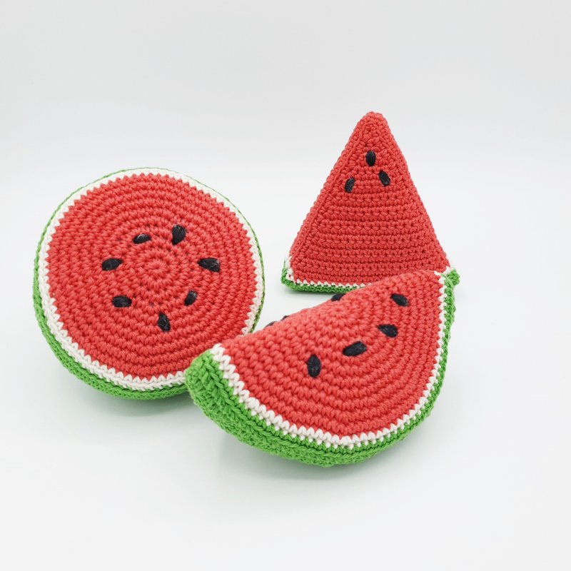 The Perfect Set Watermelon | Amigurumi Fruit Crochet Pattern PDF - 手工藝教學/工具書 - 其他材質 