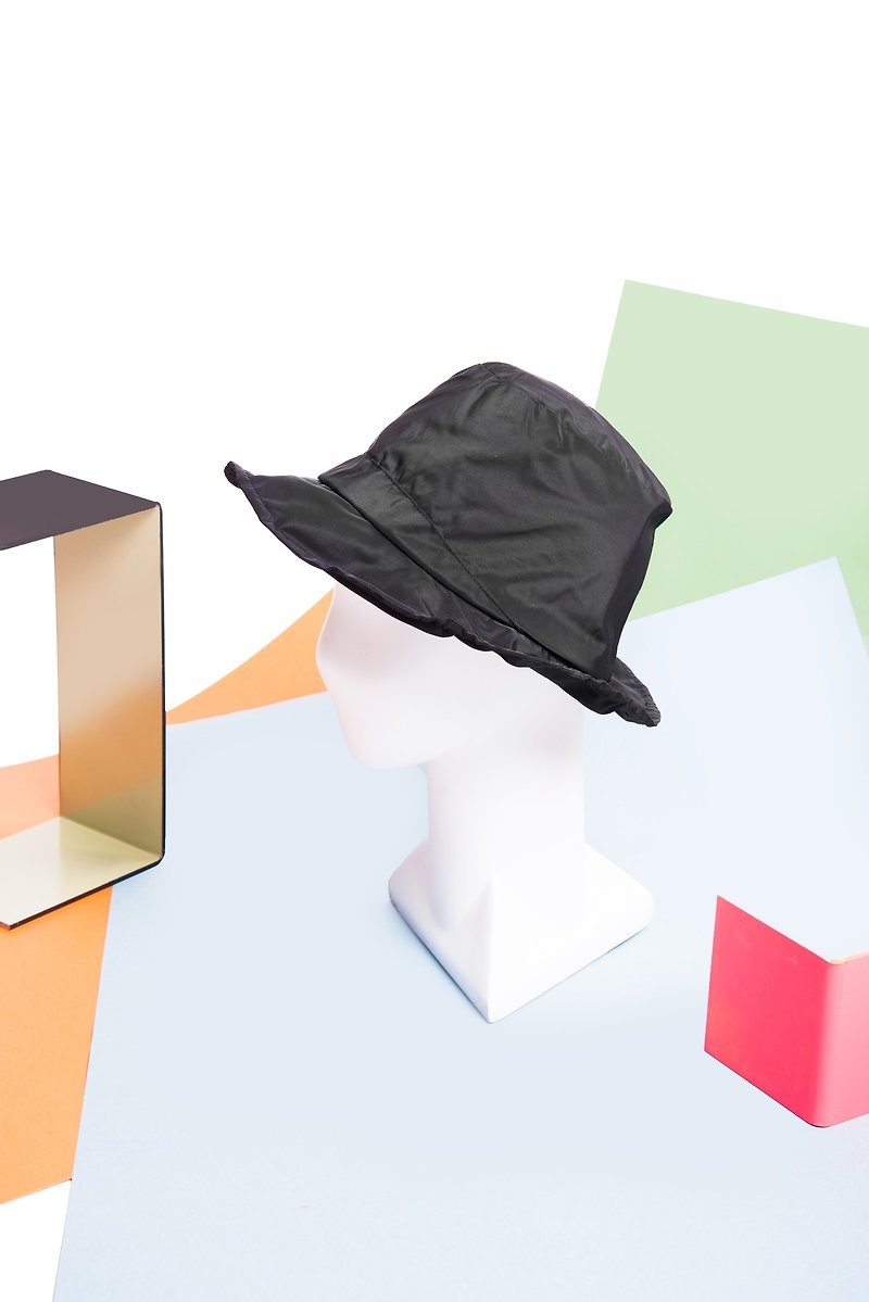 Simple waterproof - Hat - black - Hats & Caps - Waterproof Material Black