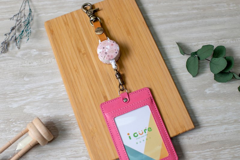 私はドキュメントストレッチグループの良いフックセット-グリーンワイルドオズシリーズ/クチナシ_AVN22 - 定期入れ・パスケース - その他の素材 ピンク