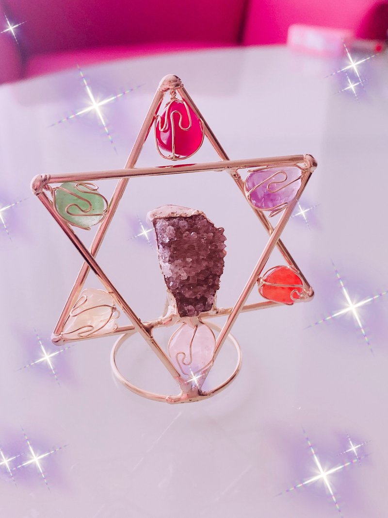 6 stars of david 大衞之星星際塔 - 其他 - 半寶石 多色