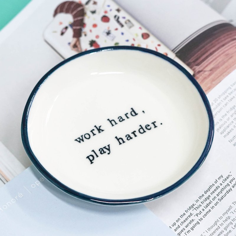 SAUCER + Quote - Coasters - Pottery 