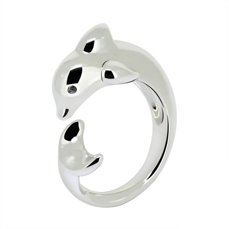 Guardian-Dolphin Bay Ring - General Rings - Other Metals Gray