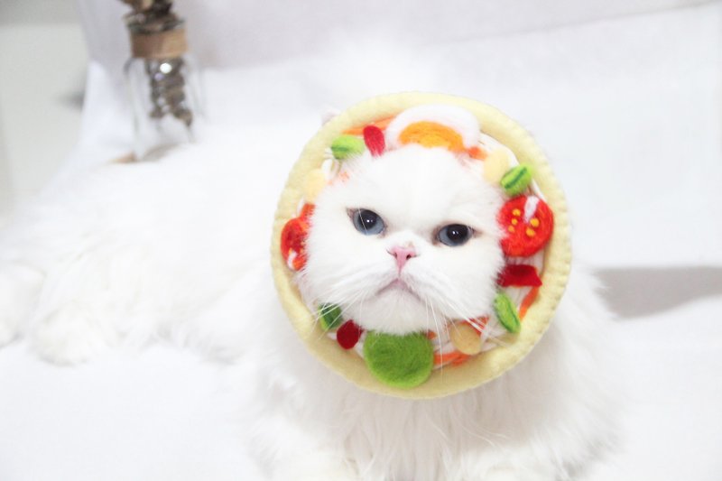 Wool Felt Papaya Salad | Som Tum | Thai Food | Pet Costume - 寵物衣服 - 其他材質 