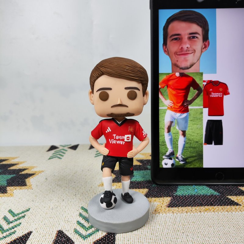 【客製化3D人像公仔】訂製手工Funko Pop男生朋友老公生日禮物 - 公仔/玩偶 - 黏土 多色