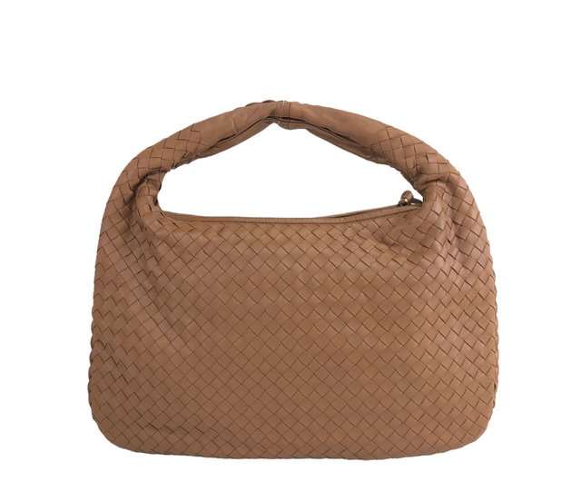 美品　ボッテガヴェネタ　イントレチャート　ホーボー　ブラウン BOTTEGA VENETA 美品 ボッテガ ヴェネタ イントレチャート