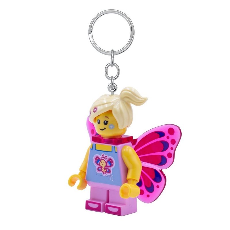 LEGO 樂高蝴蝶女孩鑰匙圈燈 - 鑰匙圈/鑰匙包 - 其他材質 