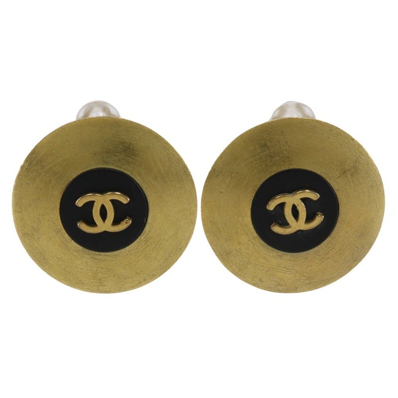 【日本直送】シャネル CHANEL ココマーク イヤリング ラウンド 金メッキ 94P 約20.7g レディース【中古】 - 耳環/耳夾/耳骨夾 - 其他金屬 金色