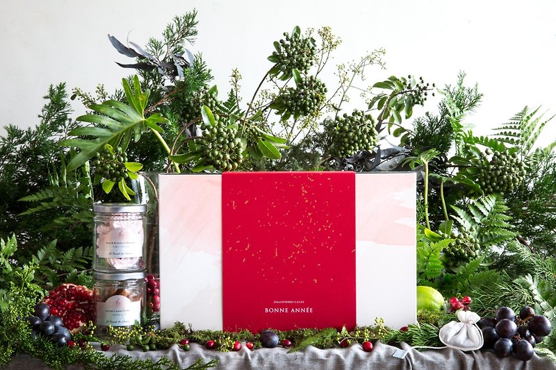 小草作 x LALOS Bakery 法式年節禮盒 即日起開始預購 - 茶葉/漢方茶/水果茶 - 新鮮食材 紅色