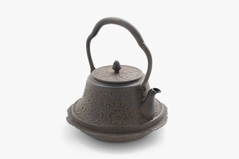 鉄瓶　富士桜 - 茶具/茶杯 - 其他金屬 