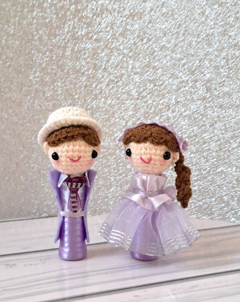 Wedding Doll Signature Pen Case-Lavender Dress Style - Other Writing Utensils - Other Man-Made Fibers Purple