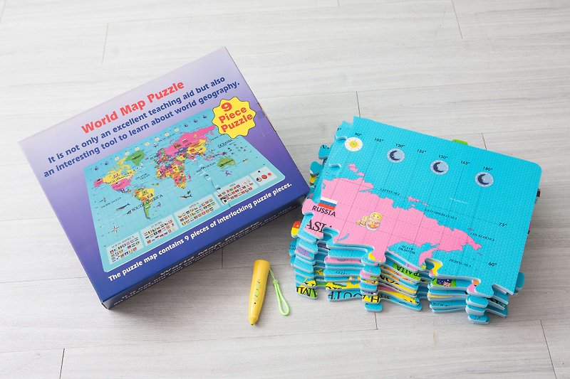 開心環遊世界+點讀筆 - 嬰幼兒玩具/毛公仔 - 其他材質 多色