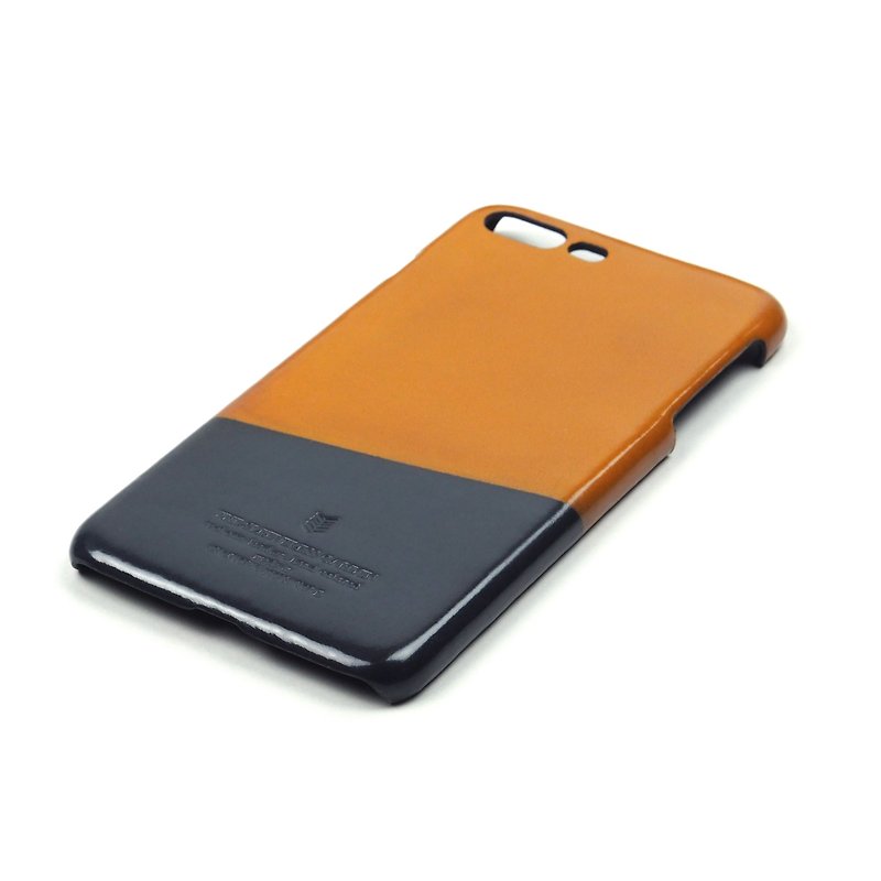Racket leather case iPhone 7 Plus /Squash (Tan-Grey) - อื่นๆ - หนังแท้ สีส้ม