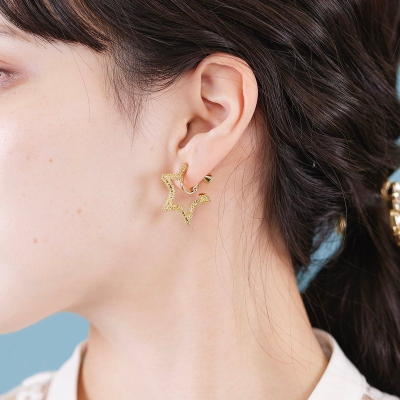 Earrings HOSHIPI HOSHIPI -LATUA STELLA- - 耳環/耳夾/耳骨夾 - 其他金屬 金色