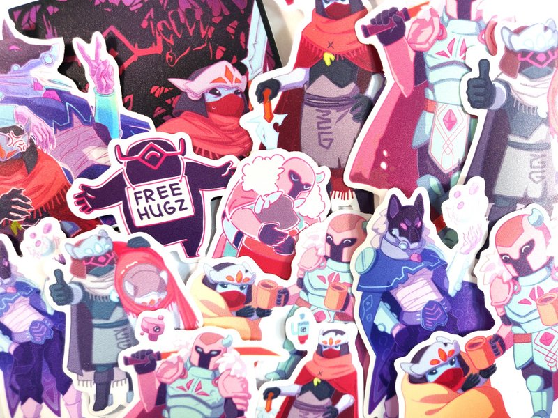 The whole lot of HLD stickers - สติกเกอร์ - พลาสติก หลากหลายสี