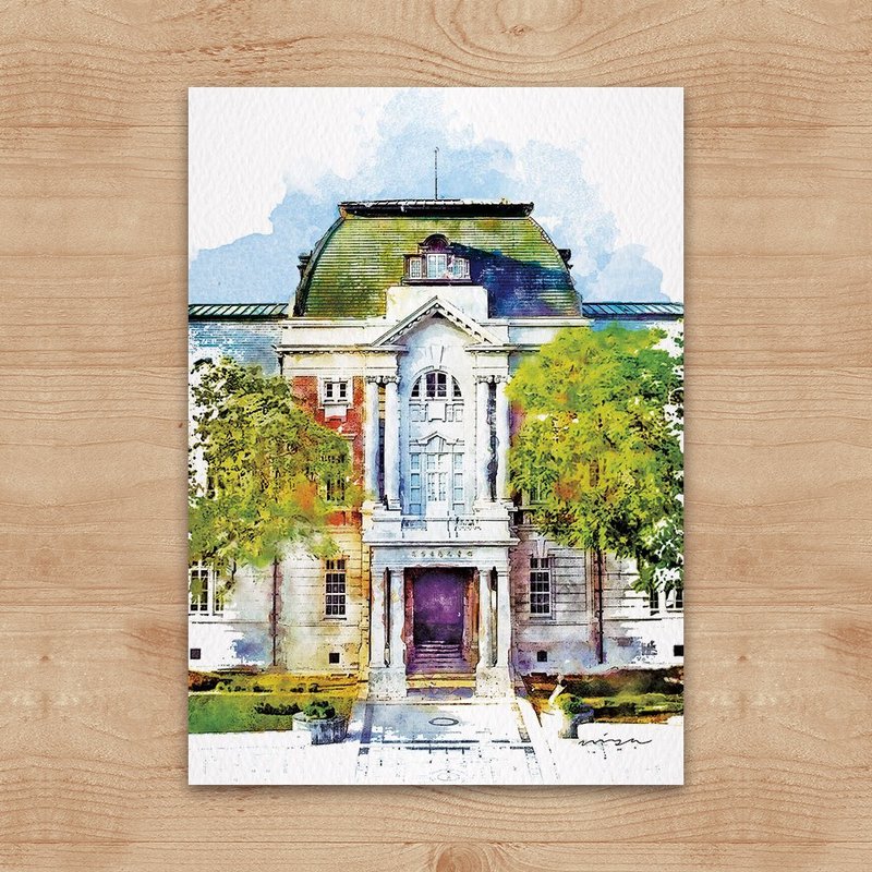 Postcard Painting Series-Museum of Taiwan Literature - การ์ด/โปสการ์ด - กระดาษ ขาว