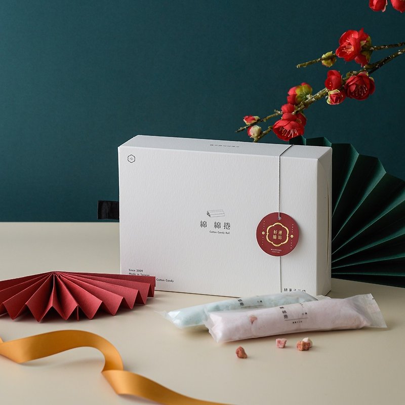 【Mianguozi】Mianmian rolled marshmallow gift box - Snacks - Paper 