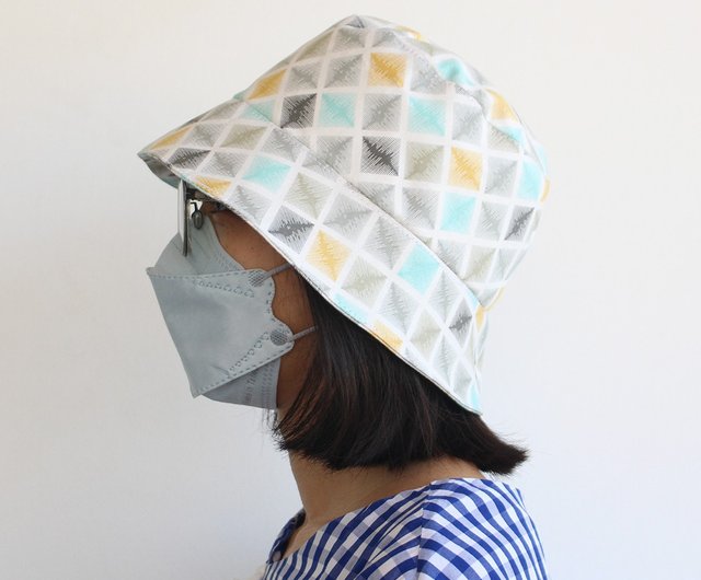 Geometric Reversible Bucket Hat - Shop Freestyle of fabric Hats