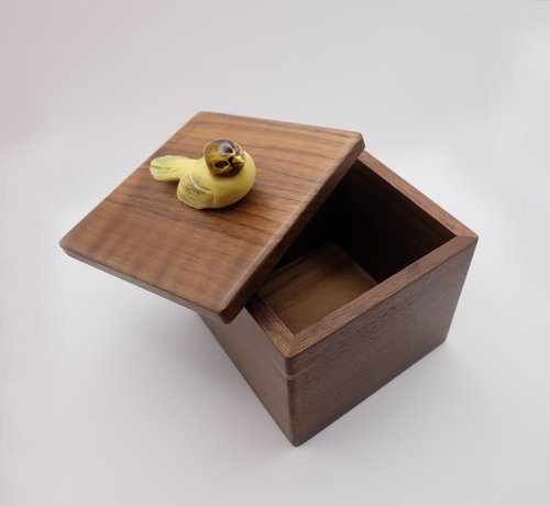 鳥のウォールナットほぞ穴木箱ギフト - ショップ sunyiculture 収納 鳥のウォールナットほぞ穴木箱ギフト - ショップ sunyiculture 収納