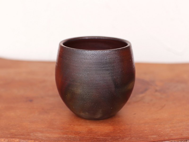 Bizen ware free cup (medium) f1-051