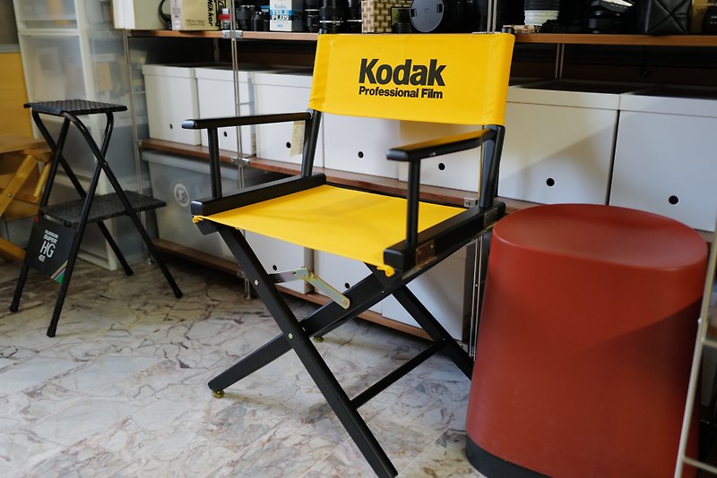 kodak 柯達折疊式導演椅 - 椅子/沙發 - 木頭 黃色
