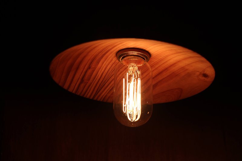 柳杉木吊燈 - 燈具/燈飾 - 木頭 