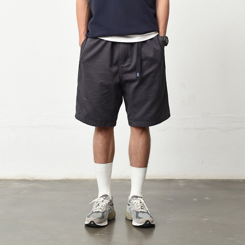 chichaqu | Shorts with adjustable buckle belt - กางเกงขายาว - ผ้าฝ้าย/ผ้าลินิน 