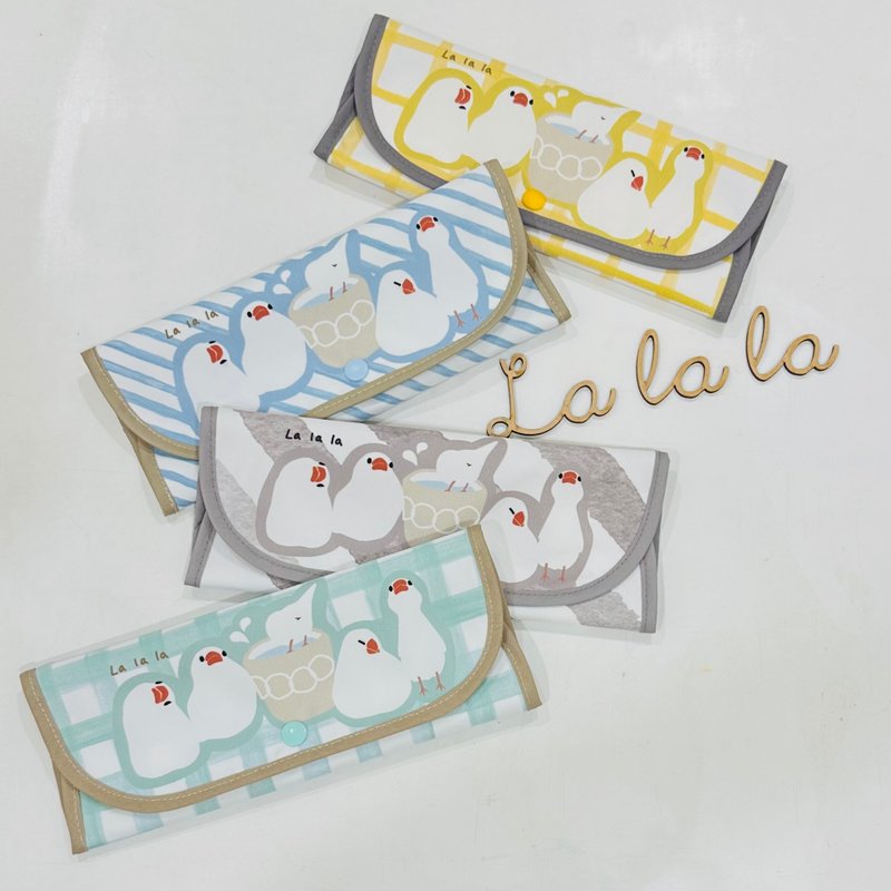 Olaf 文鳥 防水餐具收納袋 - 化妝包/收納袋 - 尼龍 