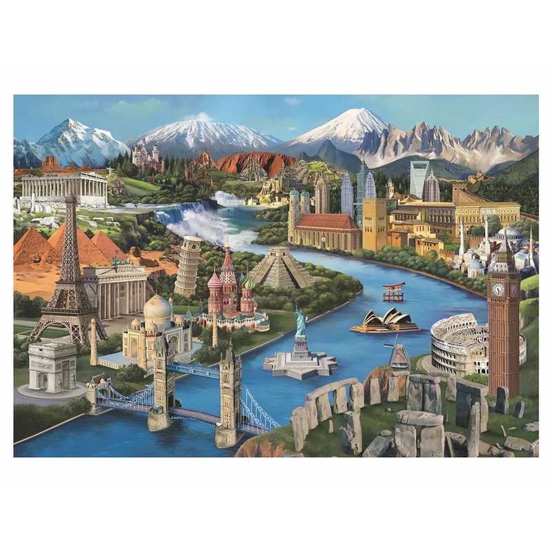 Popular Landmarks/Puzzle - Puzzles - Paper 