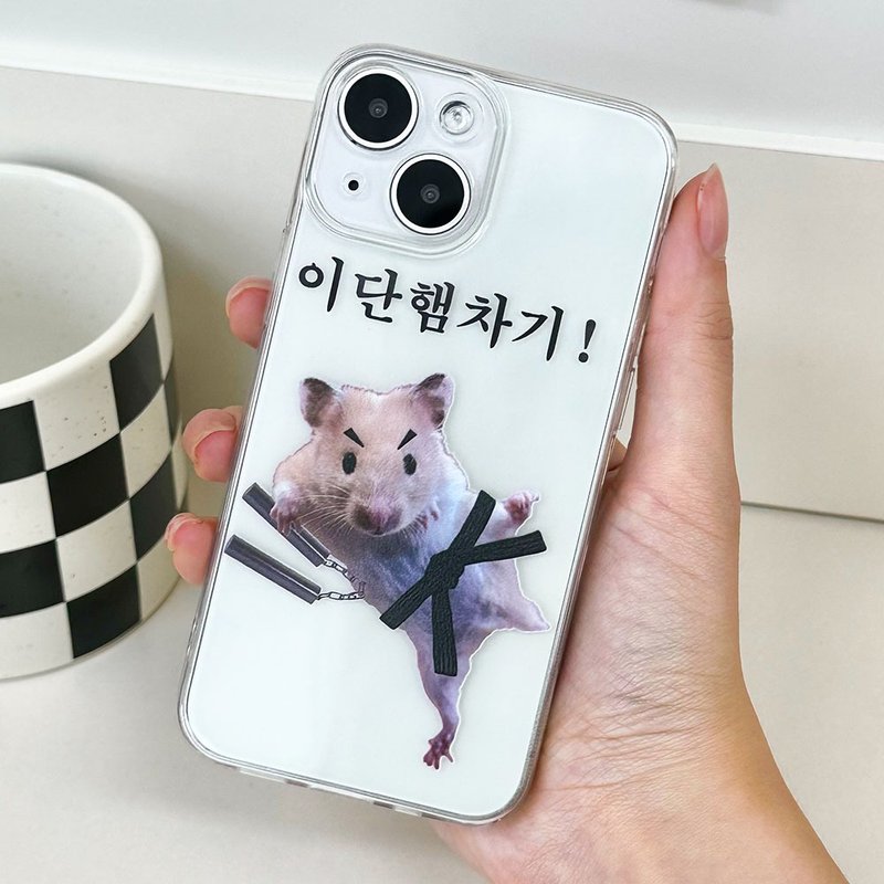 iPhone Galaxy Hamster anti-drop and scratch-resistant for Transparent Phone Case - 手機殼/手機套 - 塑膠 多色