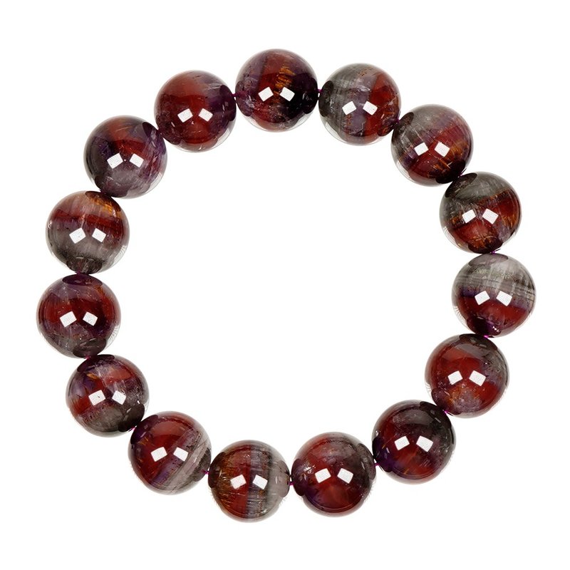 【正佳珠寶】極光23 蒐藏頂級品 冰質銀灰極光23 14.8-15.3mm - 手鍊/手環 - 半寶石 多色