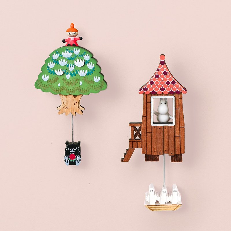 【Moomin / Little My】Wooden Magnet Decoration | Wooderful life - Items for Display - Wood Multicolor