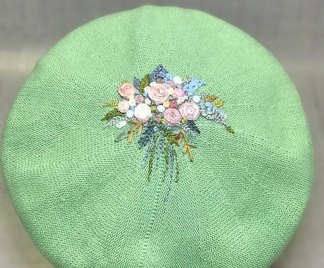2022年製 美品 murral 刺繍 ベレー帽 | digitalroomcorrection.hk