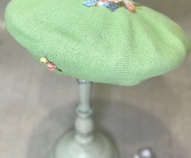 超特価セール開催！！ オリジナルデザインベレー帽新作春秋刺繍帽子手作り刺繍ベレー帽 帽子