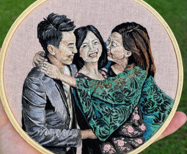 Portrait Embroidery- Custom selling Portrait