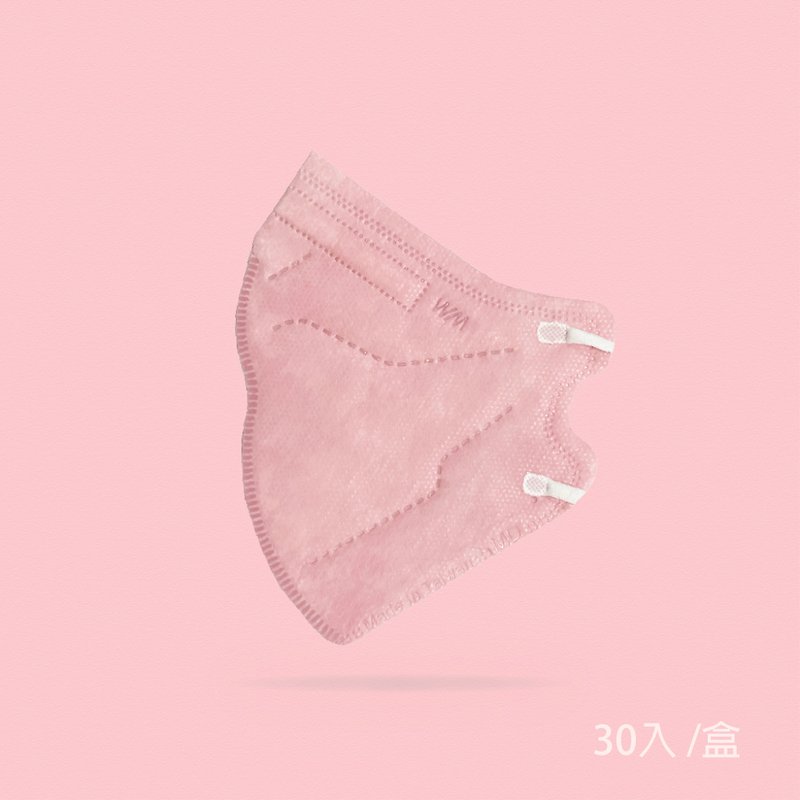 3D立體醫療口罩(30入) 草莓奶昔 l THG兆鼎生醫 - 口罩/口罩收納套 - 其他人造纖維 粉紅色