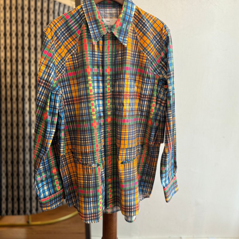 Toga Pulla plaid shirt - Women's Shirts - Other Man-Made Fibers Multicolor