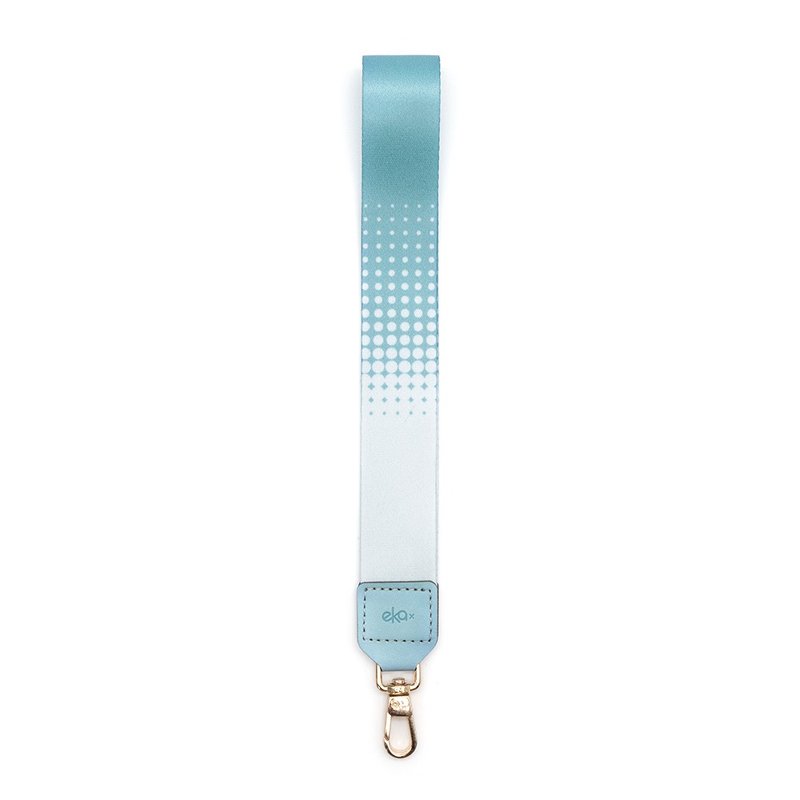 Single Hook Nylon Webbing Wrist Strap - Waltz - Water Blue - Lanyards & Straps - Other Materials 