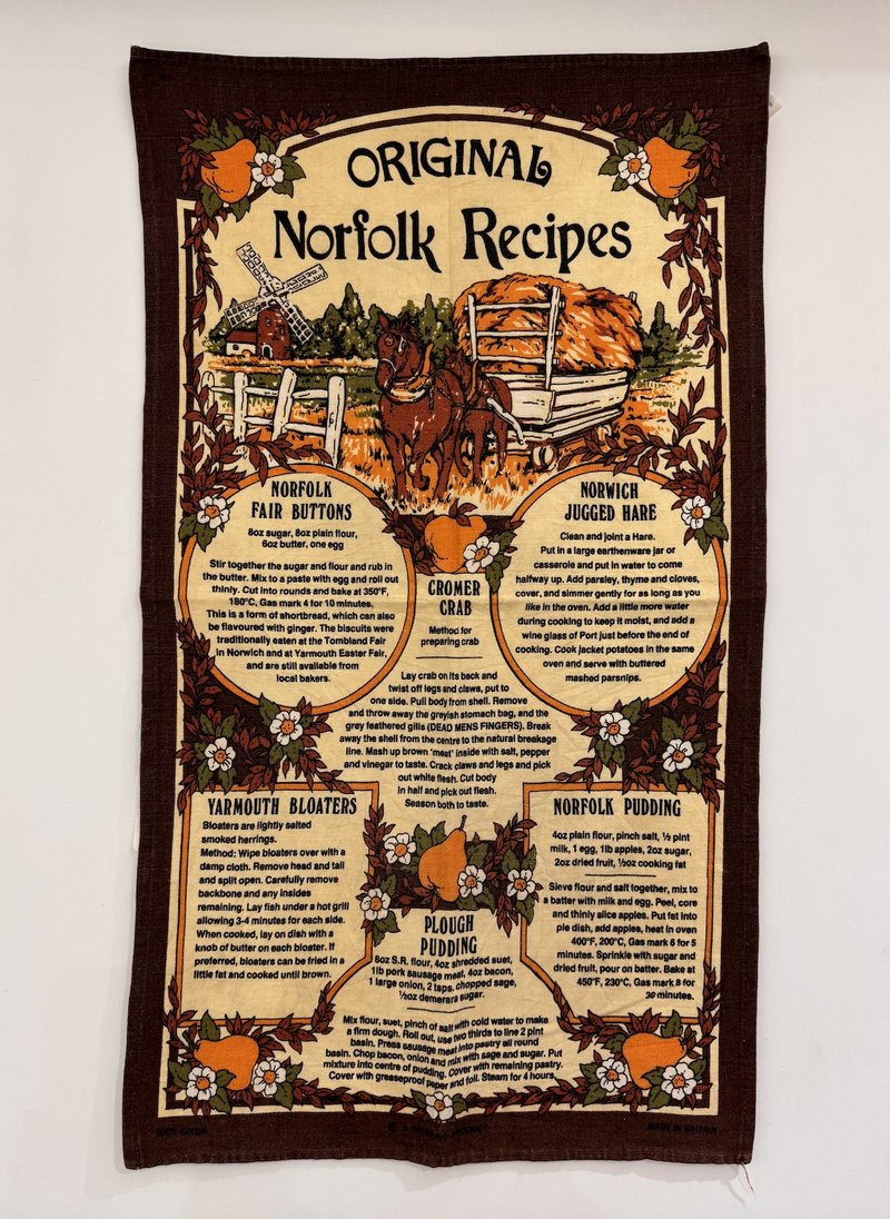 誕生年份 布曆ORIGINAL Norfolk Recipes 茶巾 - 門簾/門牌 - 棉．麻 多色