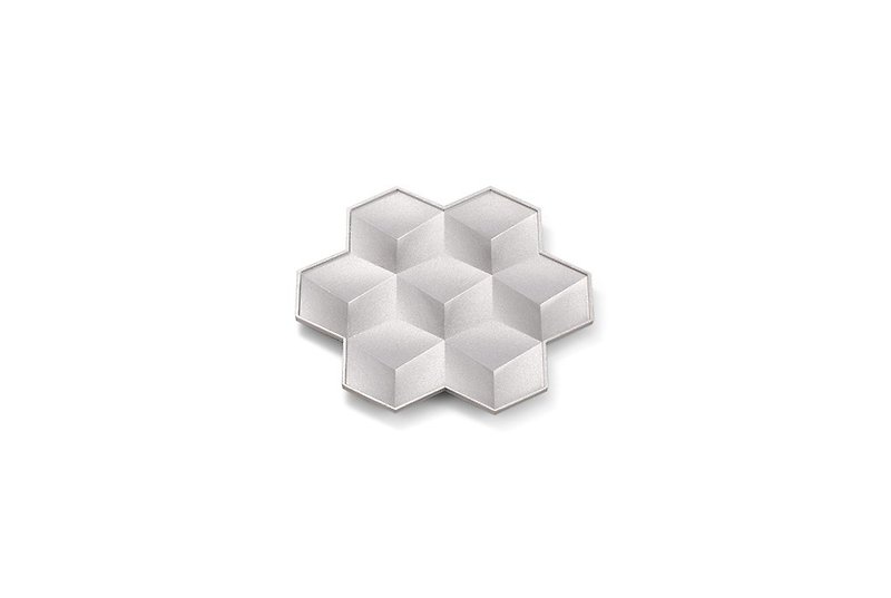 幾何雪花盤 - S - 盤子/餐盤 - 其他金屬 銀色