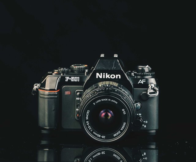 [美品]Nikon F501 + 28-80mm Nikon F-501 AF Film Camera Nikkor 28-80mm F3.5-5.6D Near