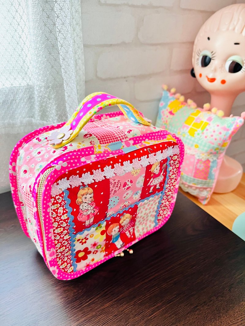 Cute Children's Vanity Pouch Bag - Other - Cotton & Hemp Multicolor