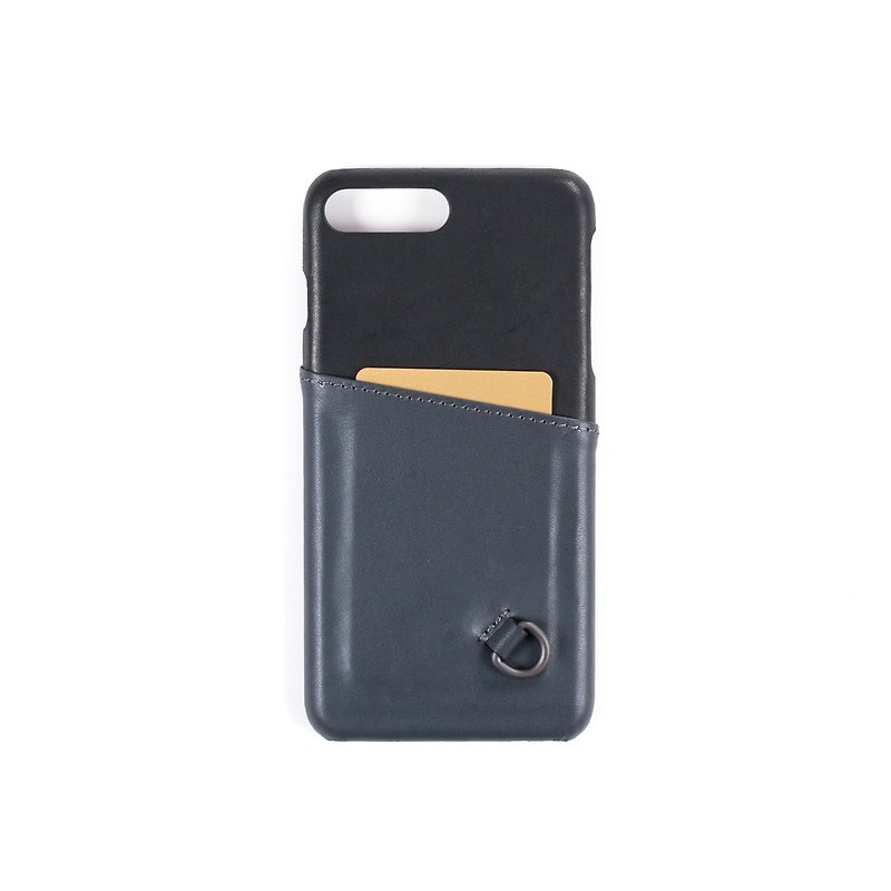 Patina | Leather Handmade iPhone Cardable Phone Case - Phone Cases - Genuine Leather Multicolor