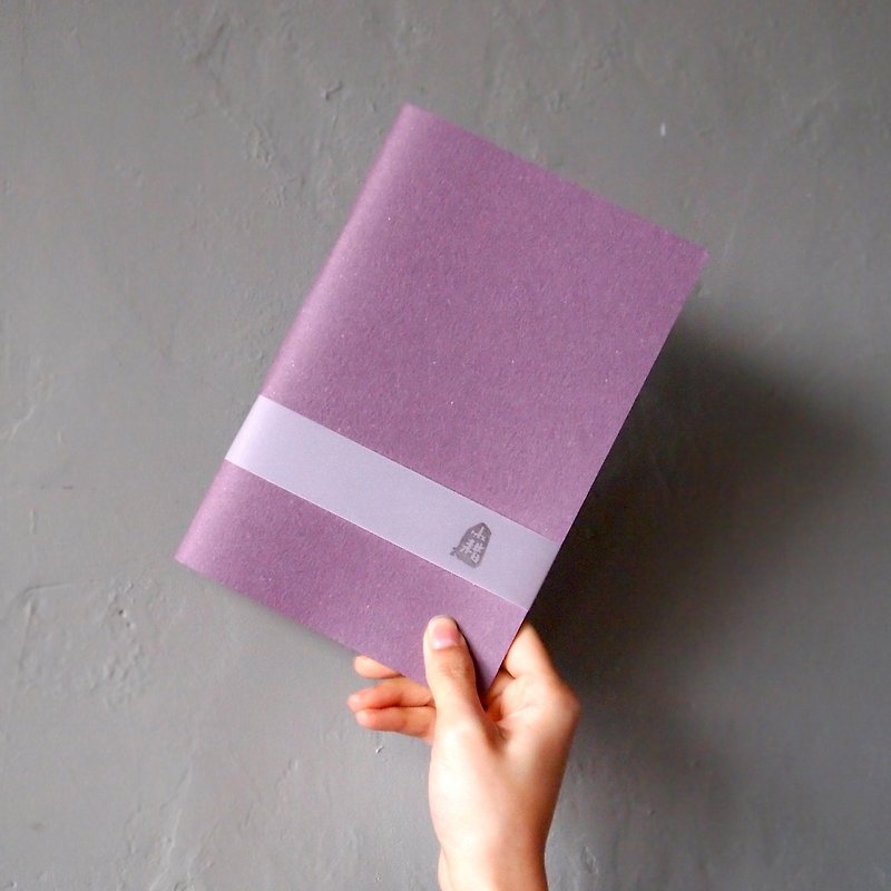 The double-sided illustration / purple ink - Notebooks & Journals - Paper Purple