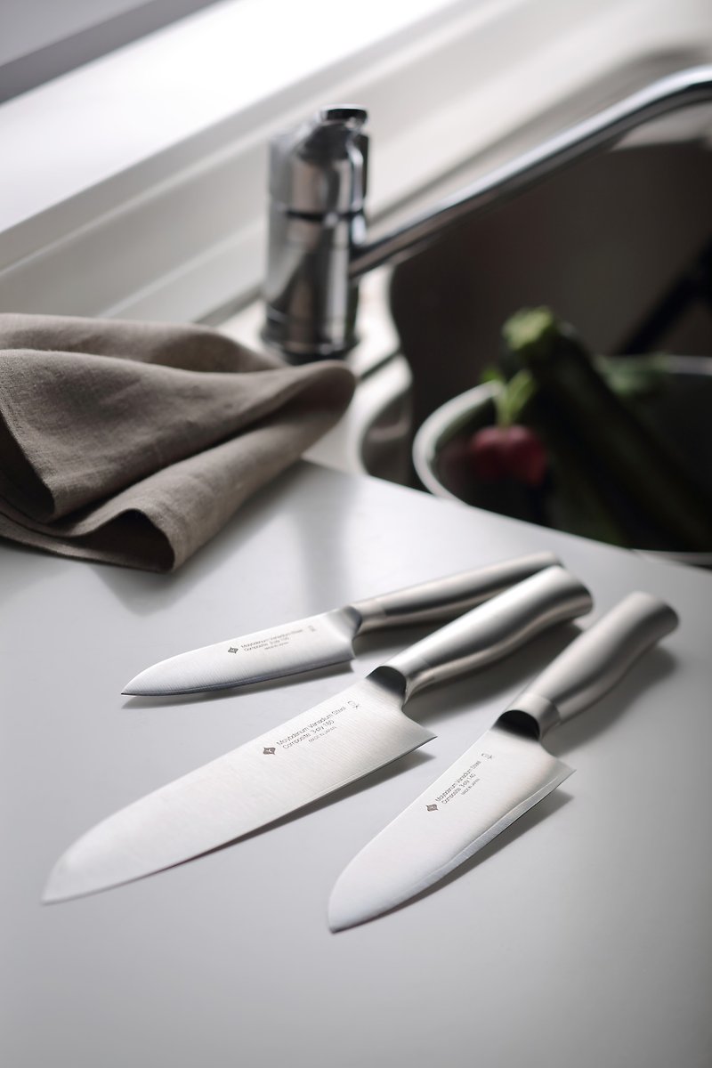 18cm 3ply Stainless Steel Kitchen Knife - Knives & Knife Racks - Stainless Steel 